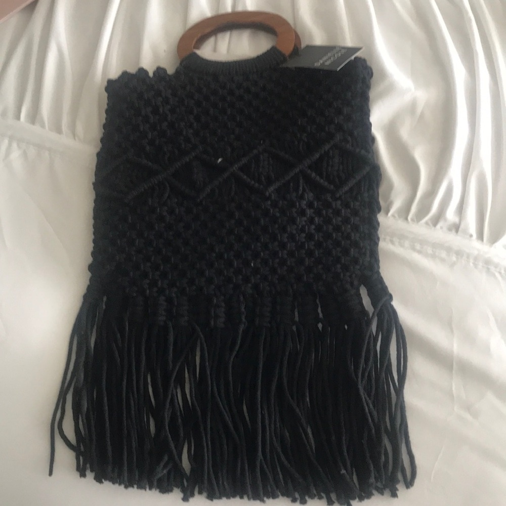 Danielle Nicole Macrame Handbag